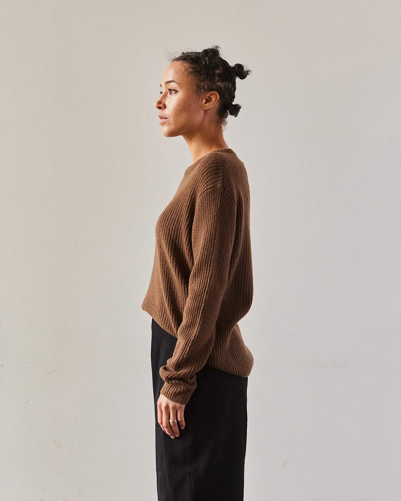 7115 Molly Everyday Crewneck Sweater, Brown