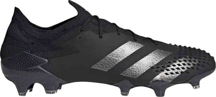 Adidas Predator Mutator 20.1 FG 'Demonskin - Black Silver Metallic' Boots, Black