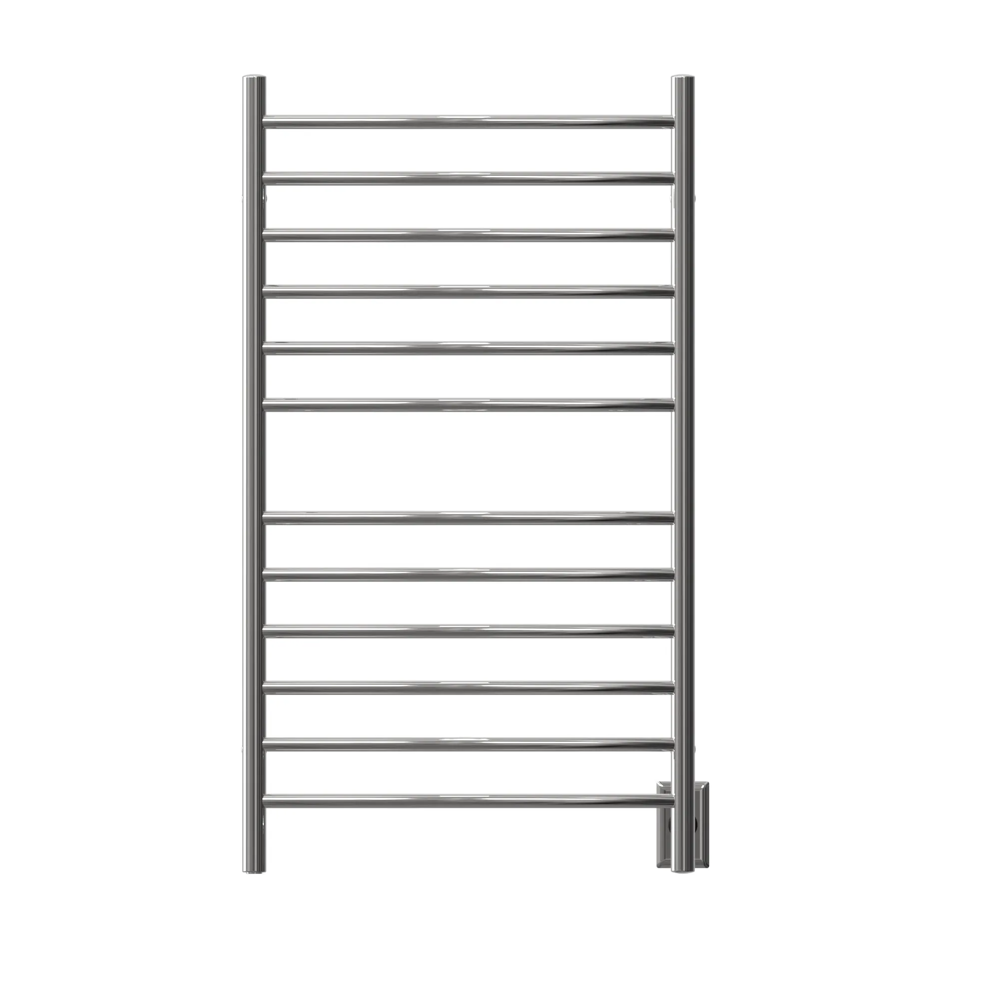 Amba RWHL-CP Radiant Large Hardwired   Plug-in Combo Curved 12 Bar Towel Warmer in Polished