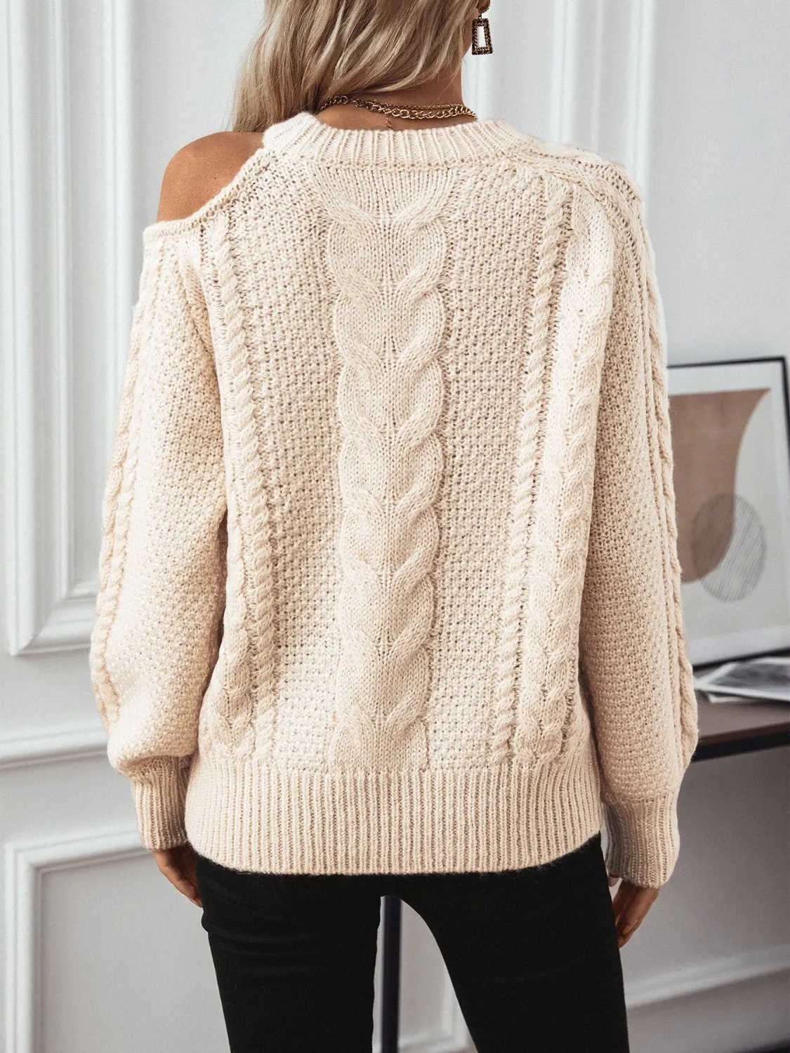 Anna Cold Shoulder Sweater