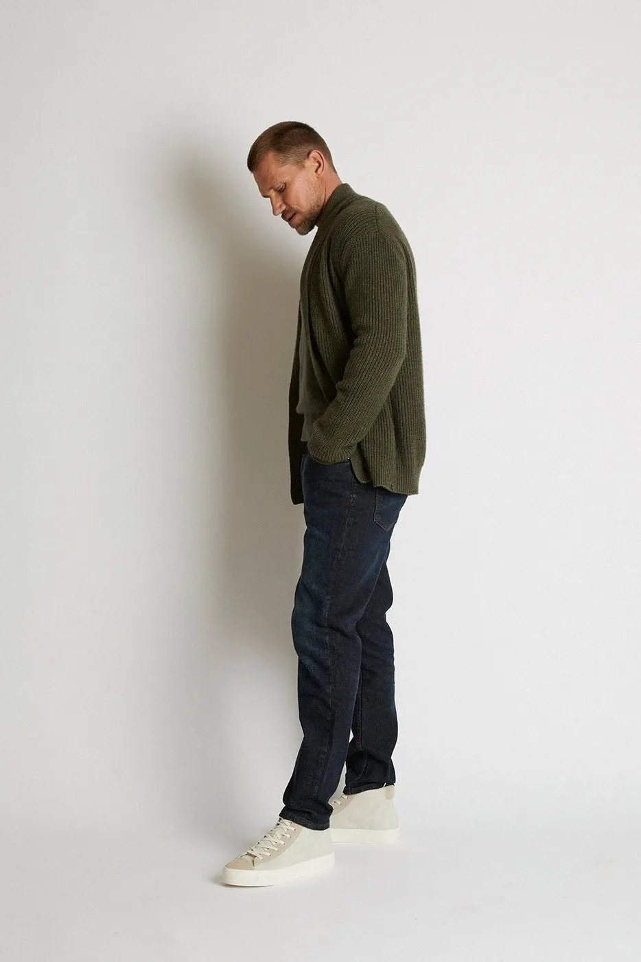   Beryll Paolo Cashmere Cardigan | Kelp Green