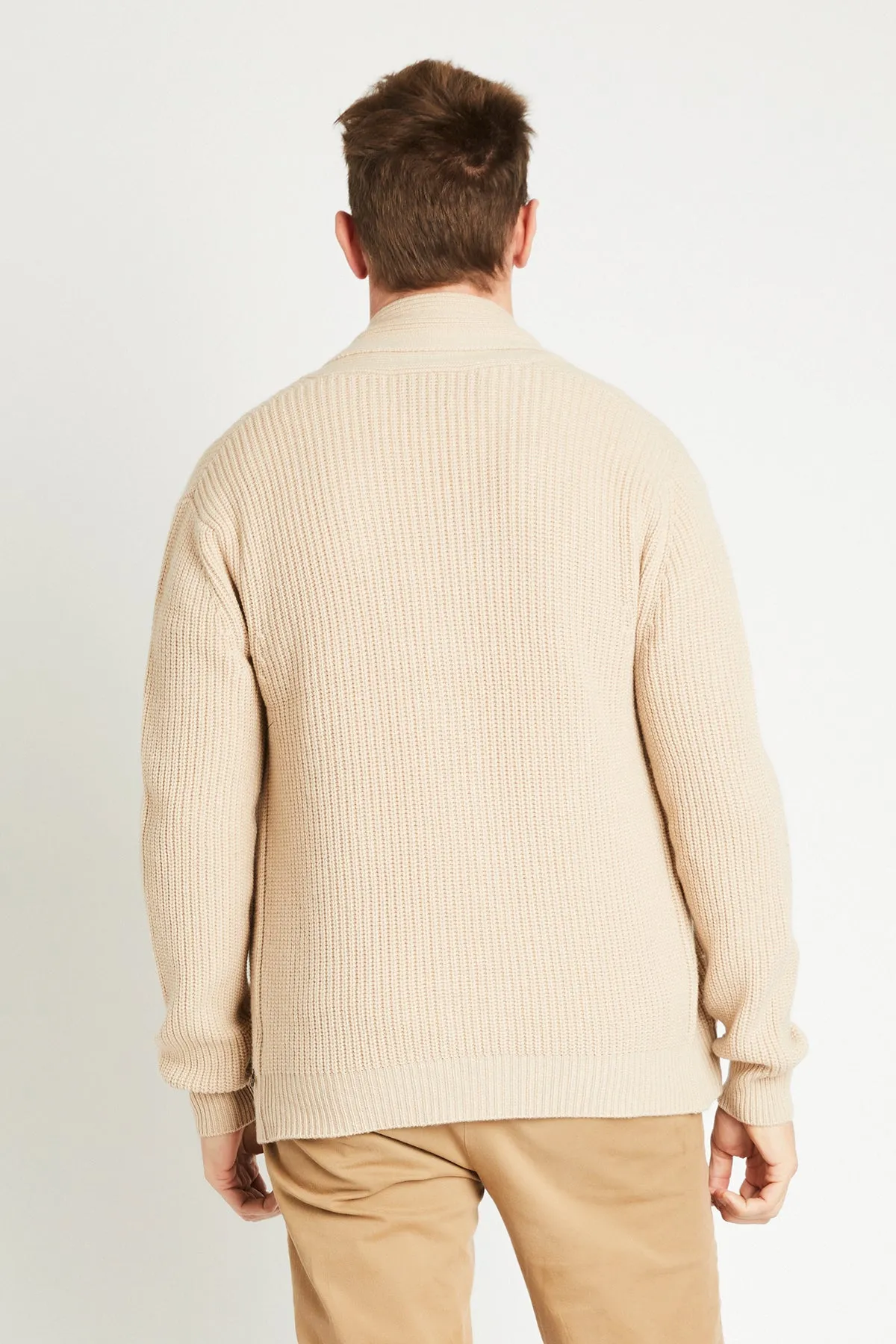   Beryll Spencer Cashmere Cardigan | Stone