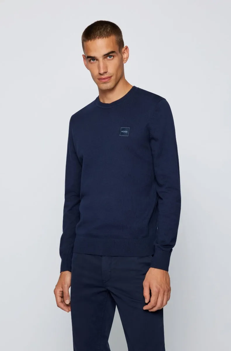 BOSS Kanovant Knitwear in Dark Blue