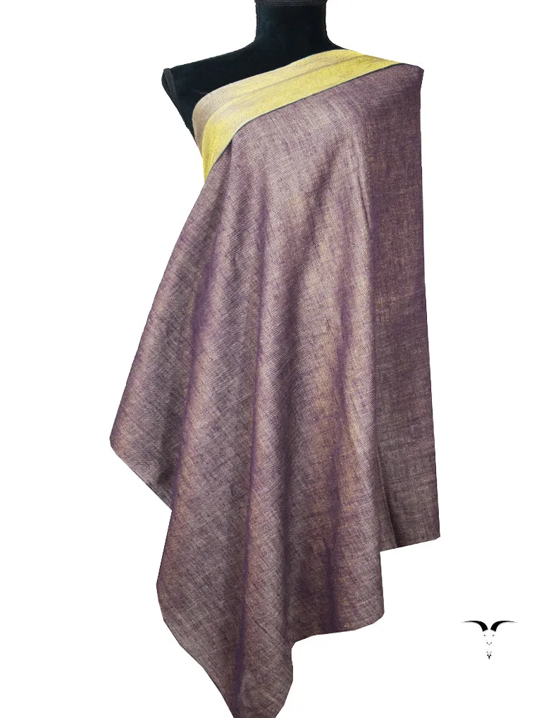 brown Zari Reversible Pashmina Shawl 8007