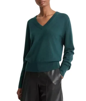 Casual V-Neck Sweater- Juniper