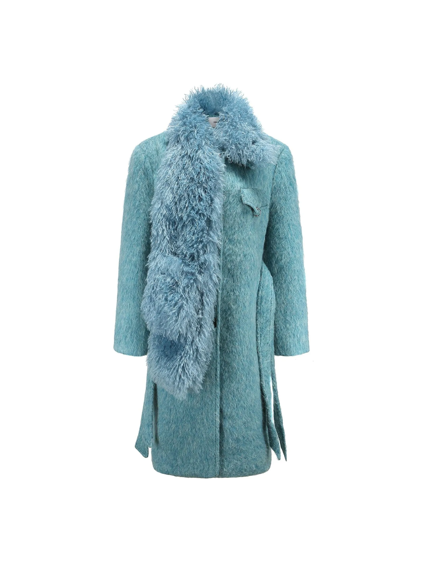 Cerulean Dream Plush Coat