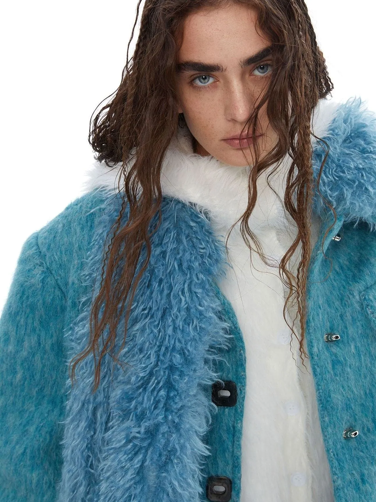 Cerulean Dream Plush Coat