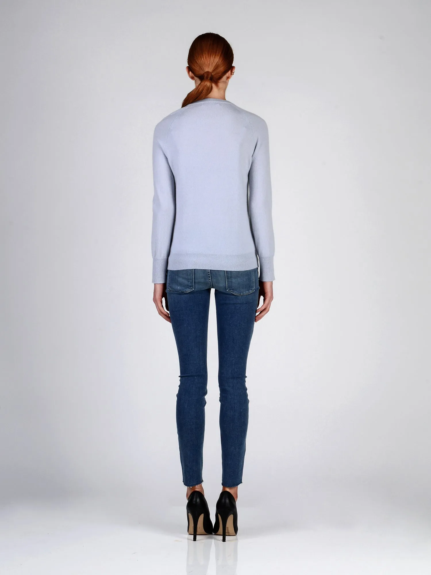 Classic Crew Neck Sweater_Baby Blue