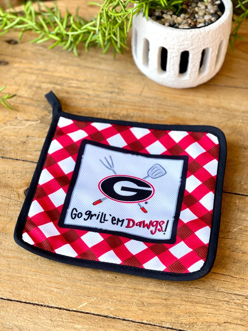 Collegiate Mitt & Pot Holder Set - UGA