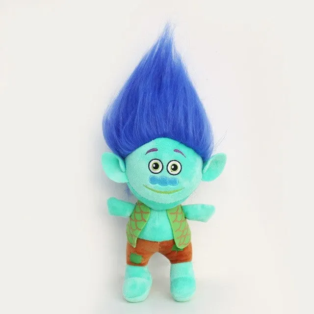 Dream works Movie Trolls Plush Toy Doll Cooper Poppy DJ Suki Harper Guy Diamond Branch Stuffed Dolls The Good Luck Trolls Gifts