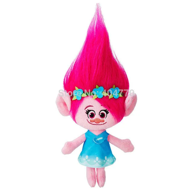 Dream works Movie Trolls Plush Toy Doll Cooper Poppy DJ Suki Harper Guy Diamond Branch Stuffed Dolls The Good Luck Trolls Gifts