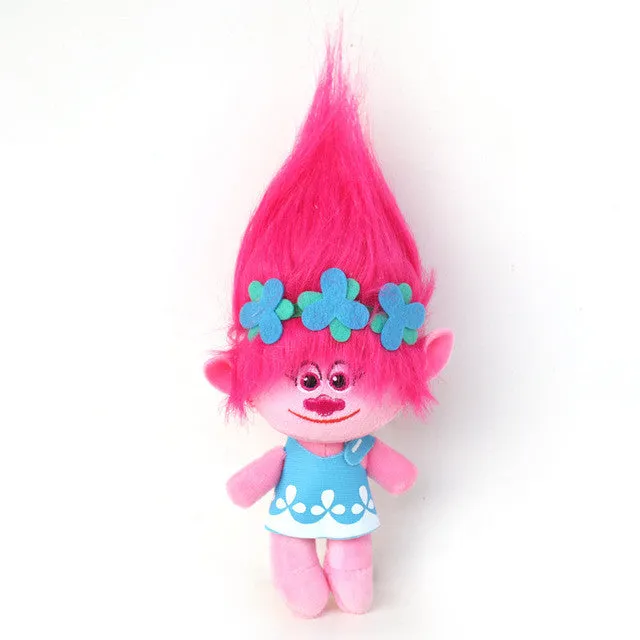 Dream works Movie Trolls Plush Toy Doll Cooper Poppy DJ Suki Harper Guy Diamond Branch Stuffed Dolls The Good Luck Trolls Gifts