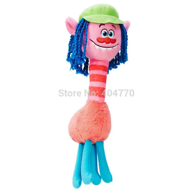 Dream works Movie Trolls Plush Toy Doll Cooper Poppy DJ Suki Harper Guy Diamond Branch Stuffed Dolls The Good Luck Trolls Gifts