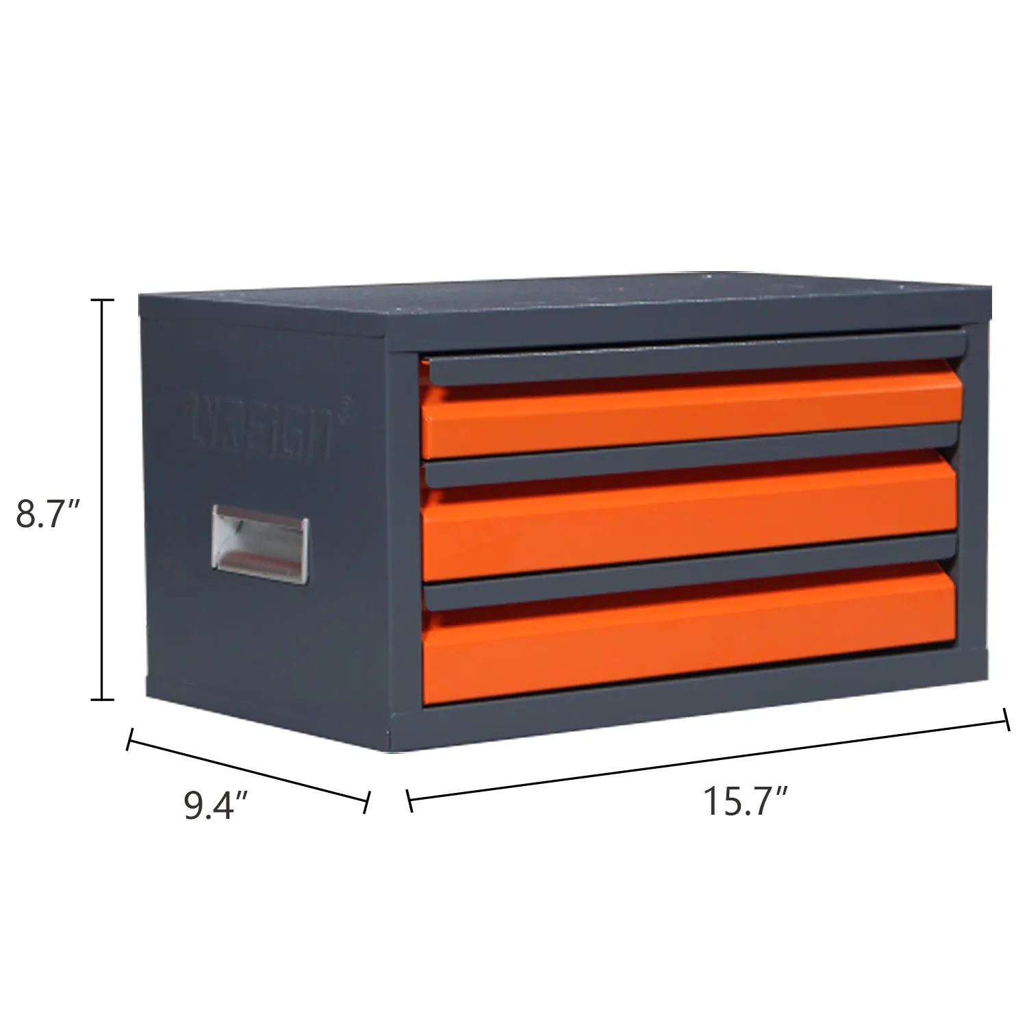 Drill Storage Case, HSS Bits Storage Case for Aluminum, Copper, Soft Alloy Steel, Wood, Storage Size from 1/16" to 1/2"Thread mill storage box