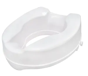 Drive Medical rtl12064 Raised Toilet Seat with Lock, Standard Seat, 4"