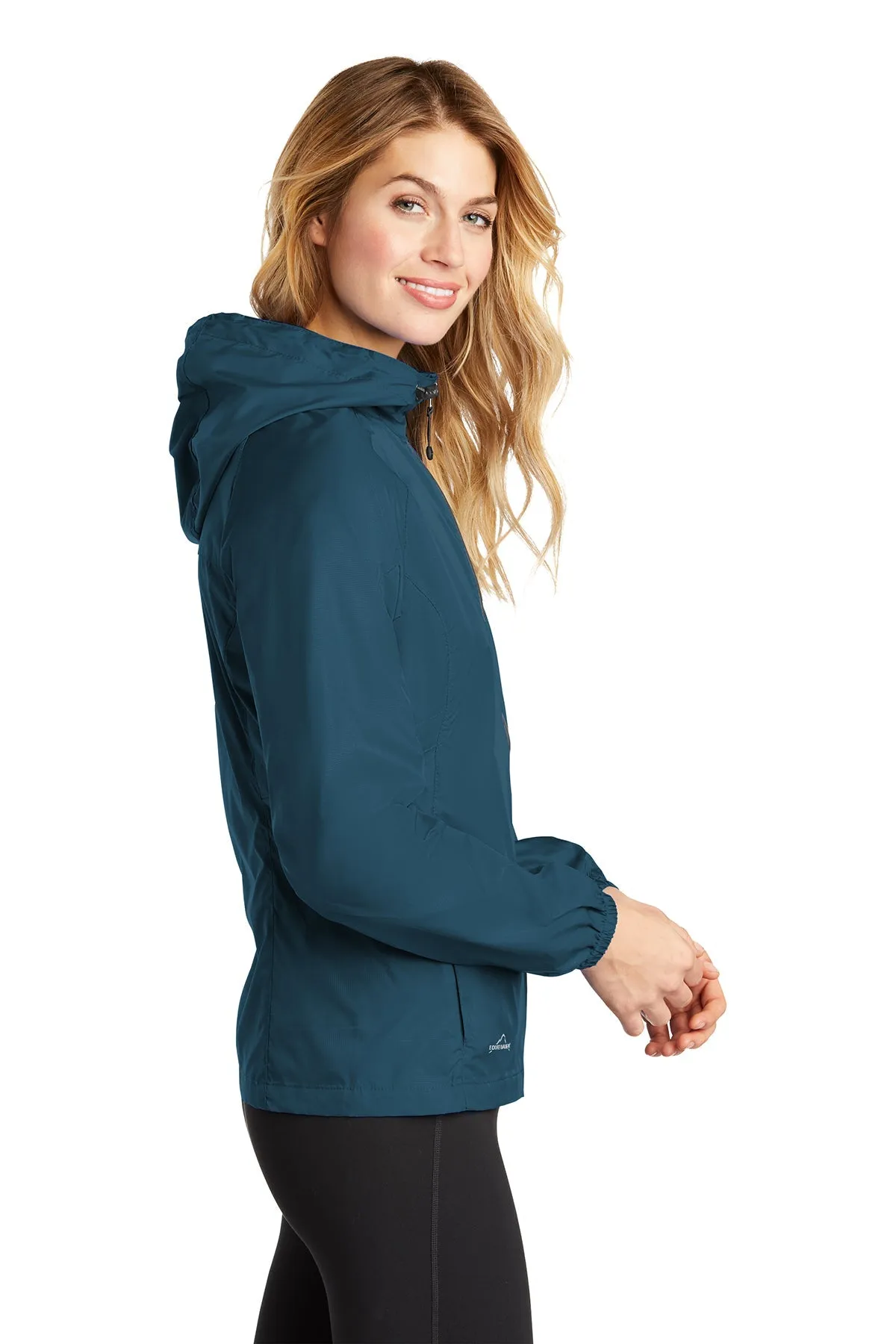 Eddie Bauer Ladies Custom Packable Wind Jackets, Adriatic Blue