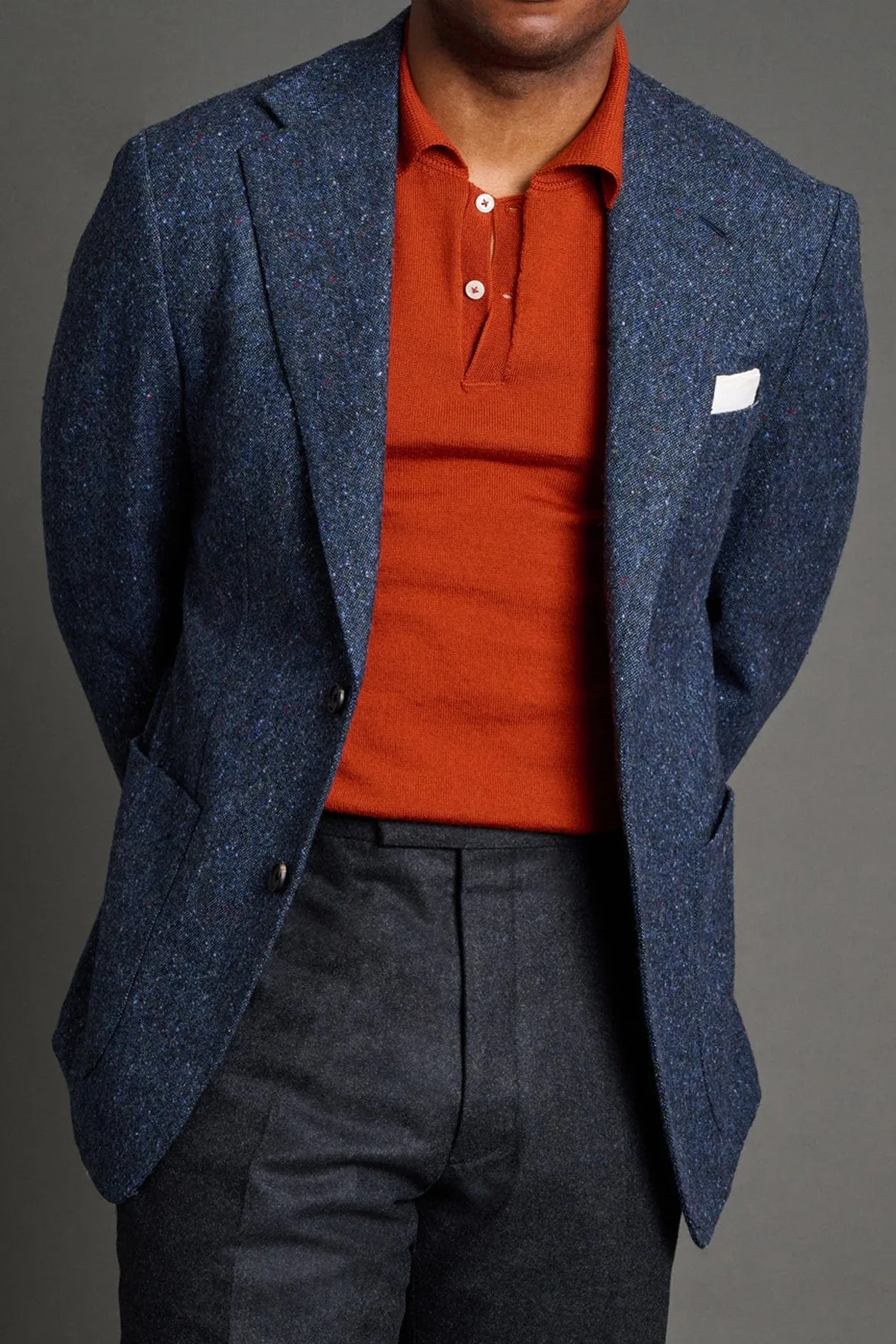 English Donegal Tweed Jacket