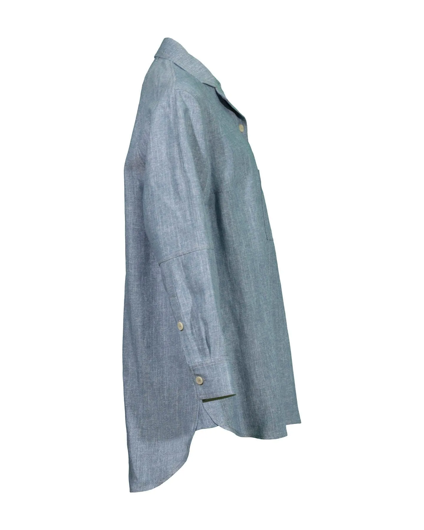 Evita Linen Denim Shacket