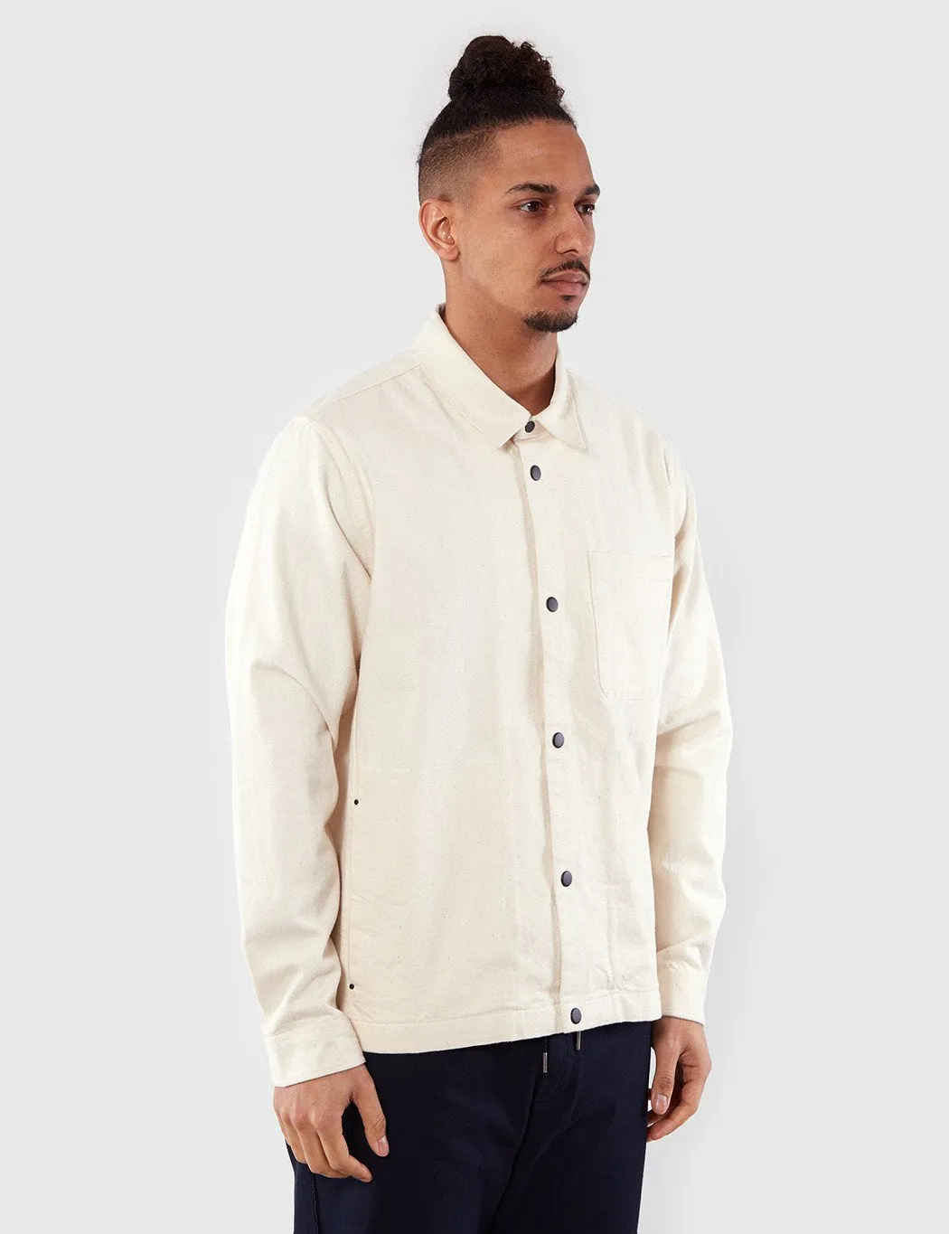 Folk Orb Denim Jacket - Ecru