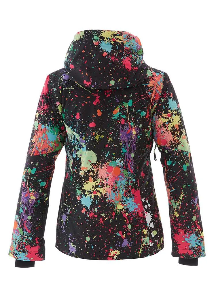 High Windproof Waterproof Colorful Women's Ski/Snowboard Jacket