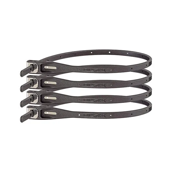 HIPLOK Z LOK BLACK - Ultra-Lightweight Security Tie