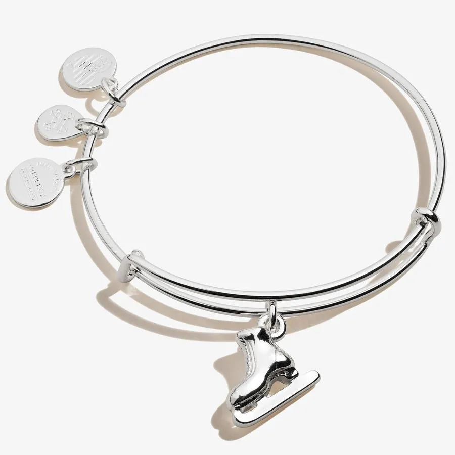 Ice Skate Charm Bangle