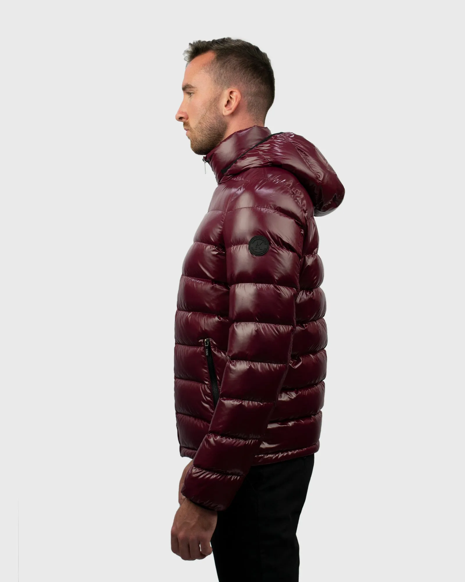 KARL LAGERFELD 505032-592532 WINE DOWN PUFFER JACKET