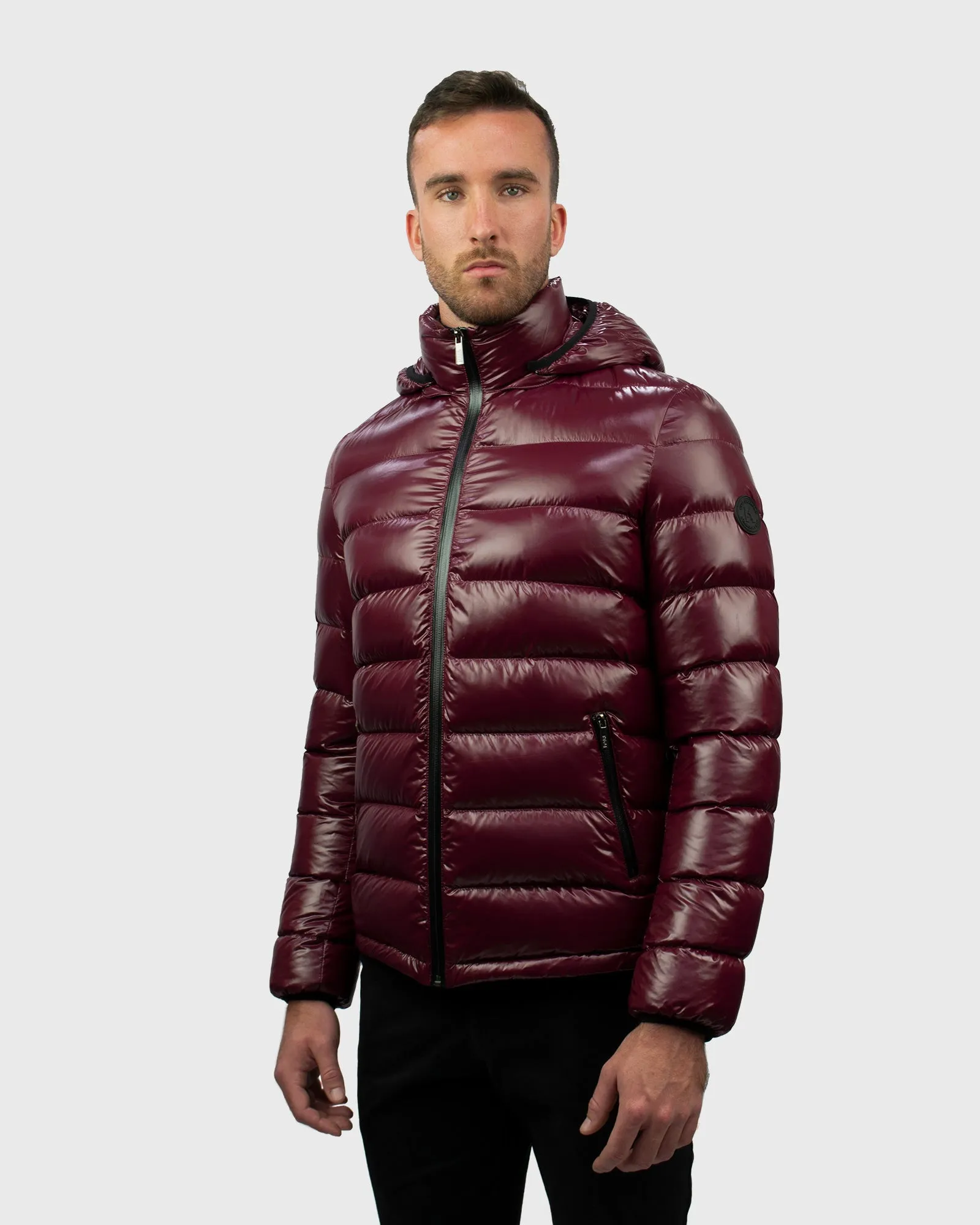 KARL LAGERFELD 505032-592532 WINE DOWN PUFFER JACKET