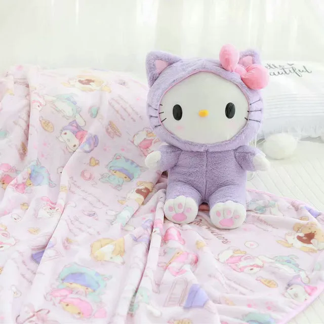 Kawaii Plush & Blanket Set