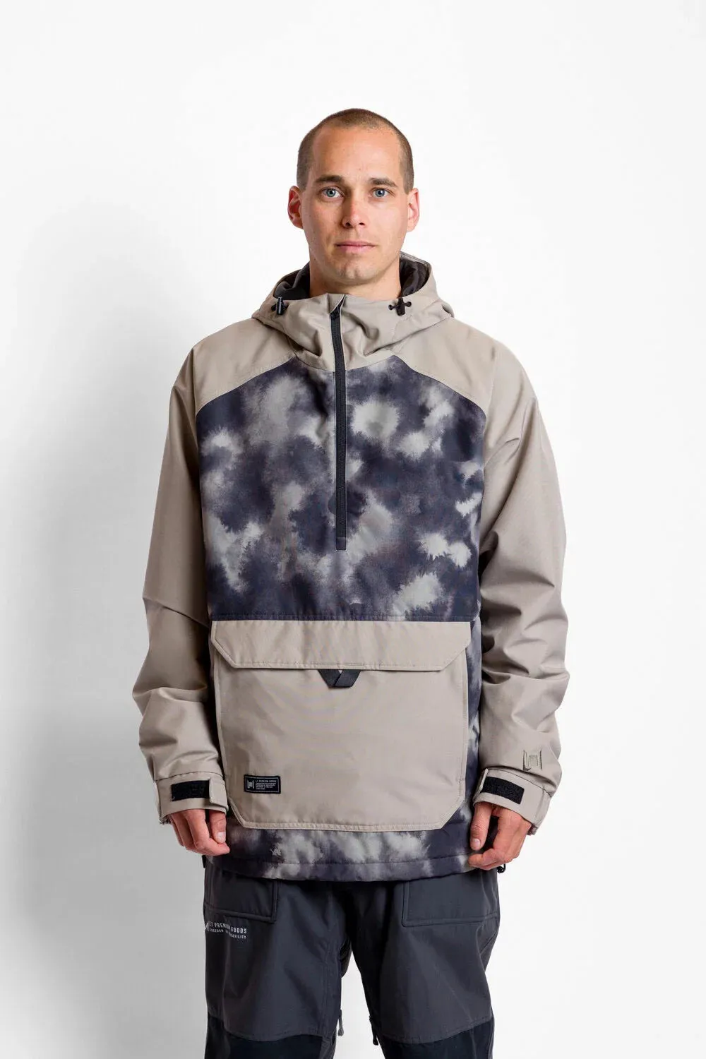 L1 Lowry Mens Jacket Tie Dye / Camo / Stone