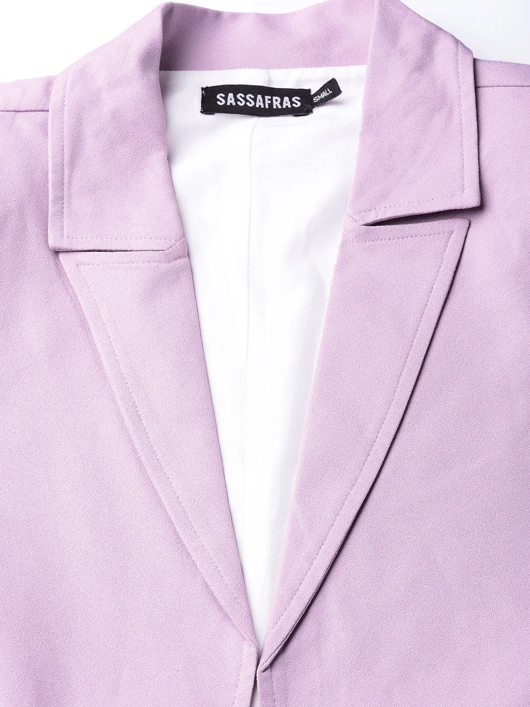 Lavender Belted Jacket