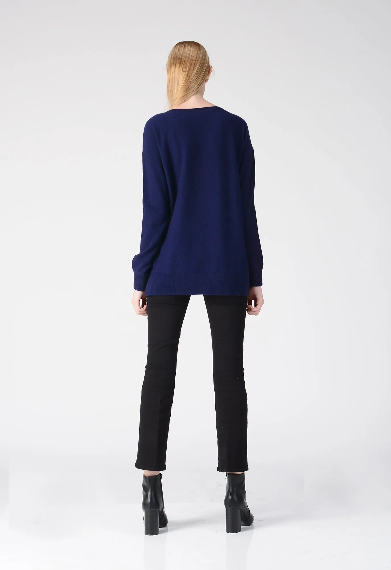 Loose Fit Sweater_Navy