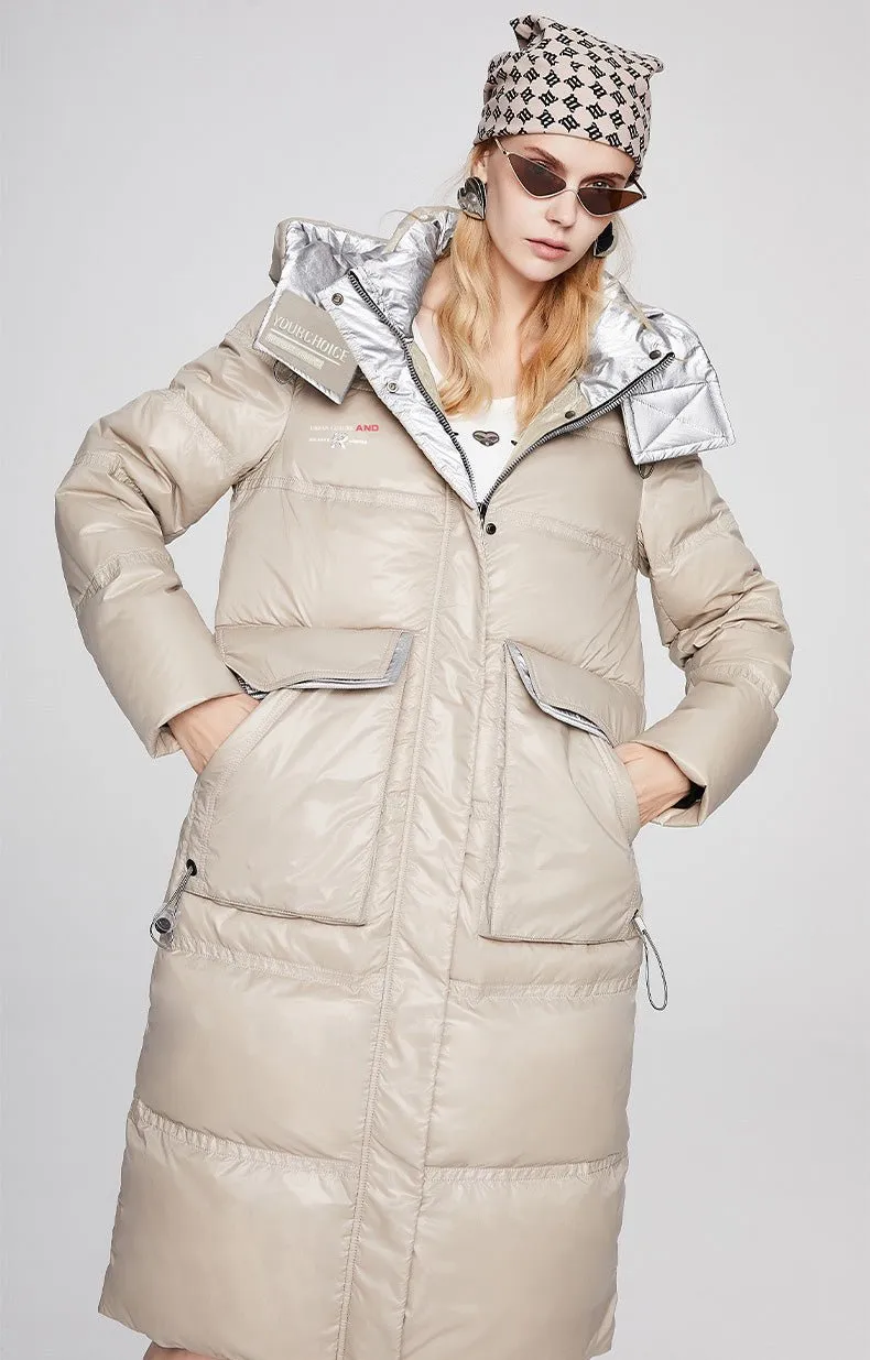 Luxy Moon Waterproof Long Warm Puffer Jacket Womens