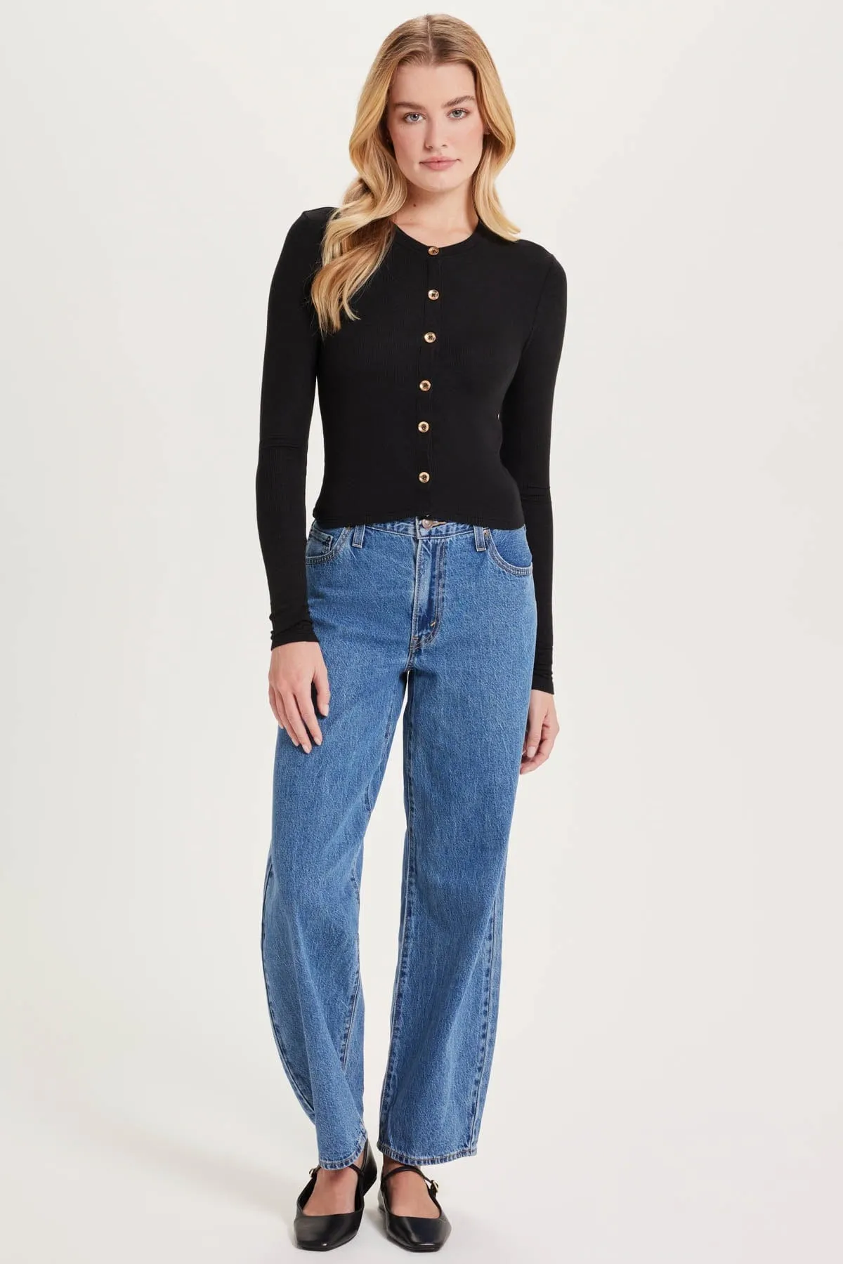 Marina Ribbed Crop Cardigan