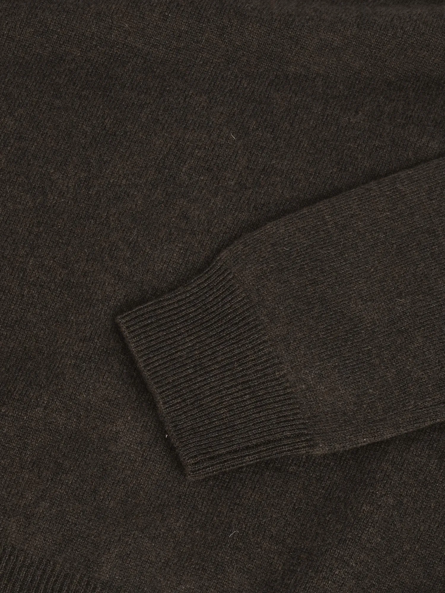 Men Crew Neck Sweater_Cocoa Brown