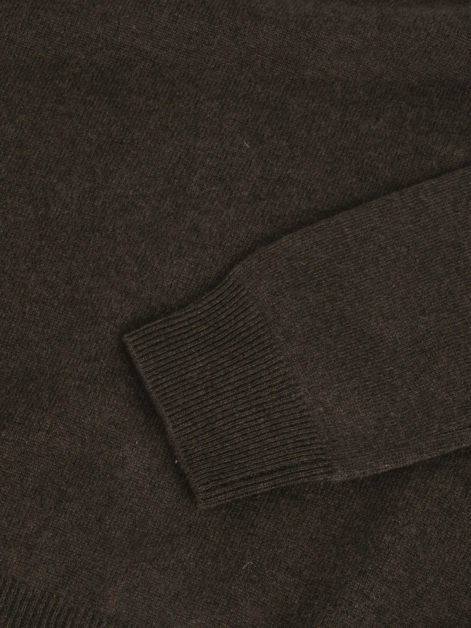 Men Crew Neck Sweater_Cocoa Brown