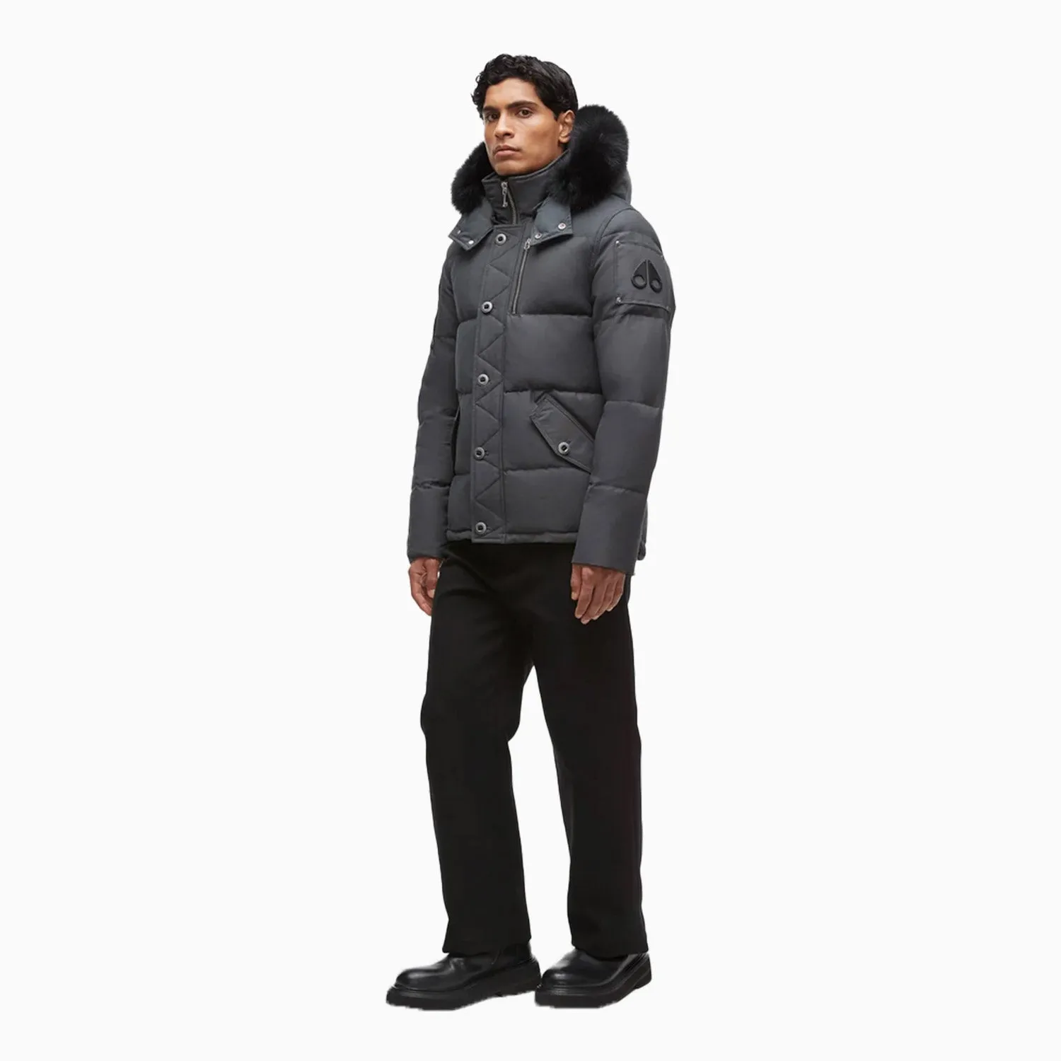 Men's 3Q Zip-Up Fur Jacket