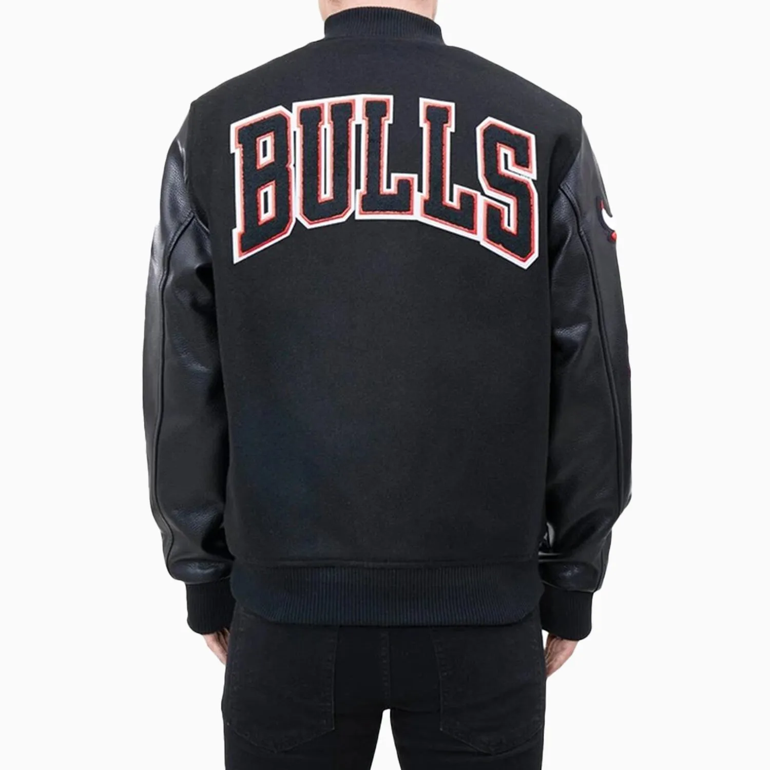 Men's Chicago Bulls Logo Varsity Jacket