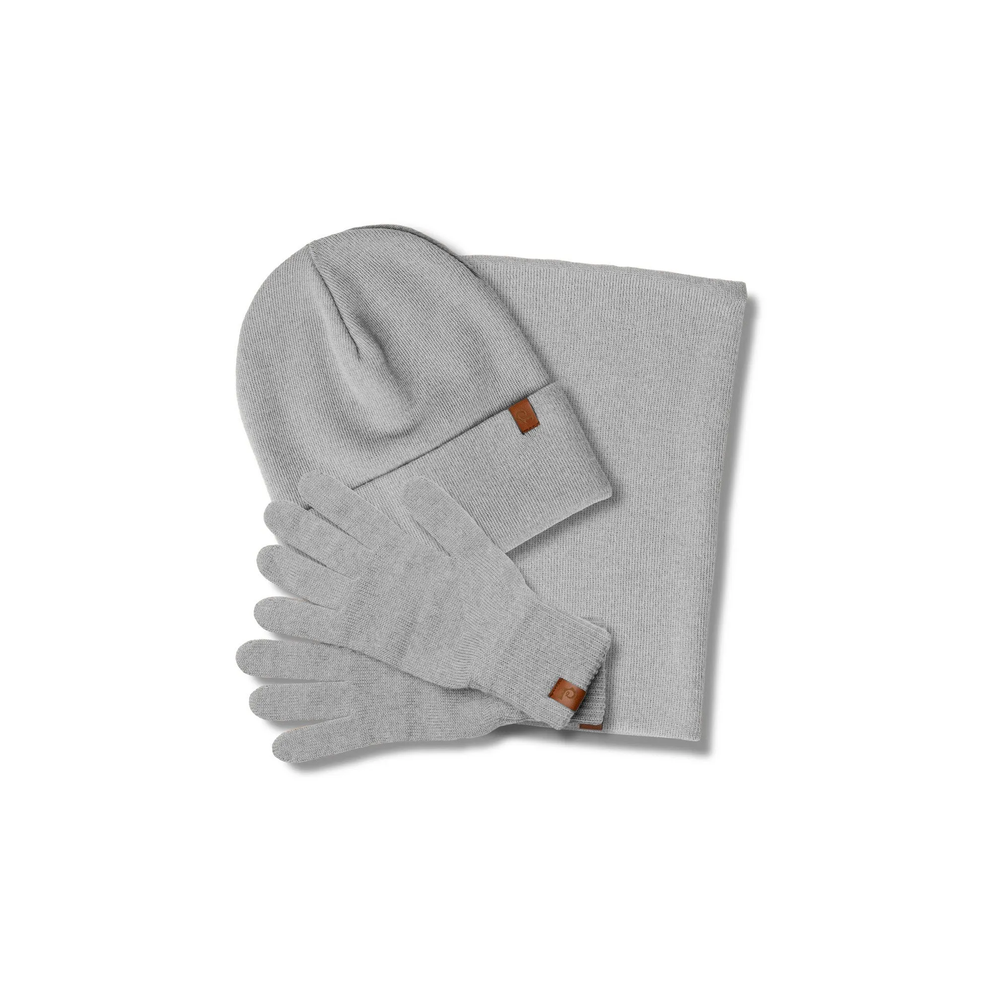 Men's Knit Beanie, Gaiter & Gloves 3-Piece