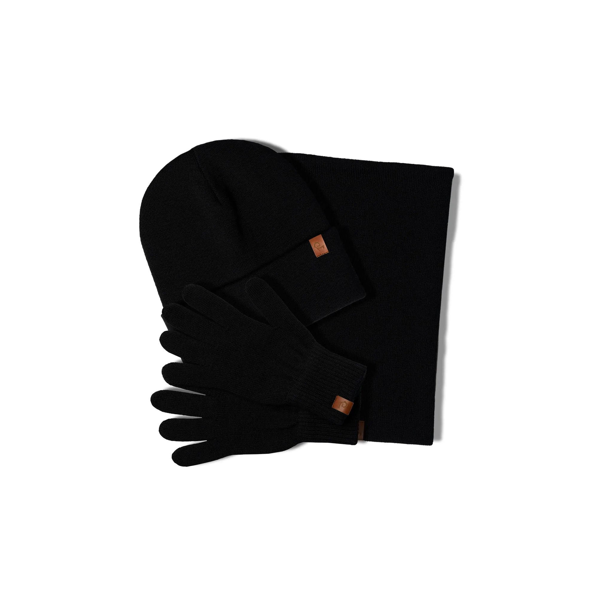 Men's Knit Beanie, Gaiter & Gloves 3-Piece