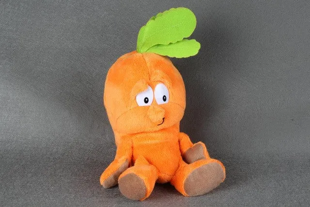 Original New Fruits Vegetables garlic Mushroom Cherry Starwberry 9" Soft Plush Doll Toy