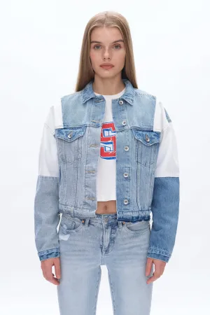 Patch Work Denim Jacket