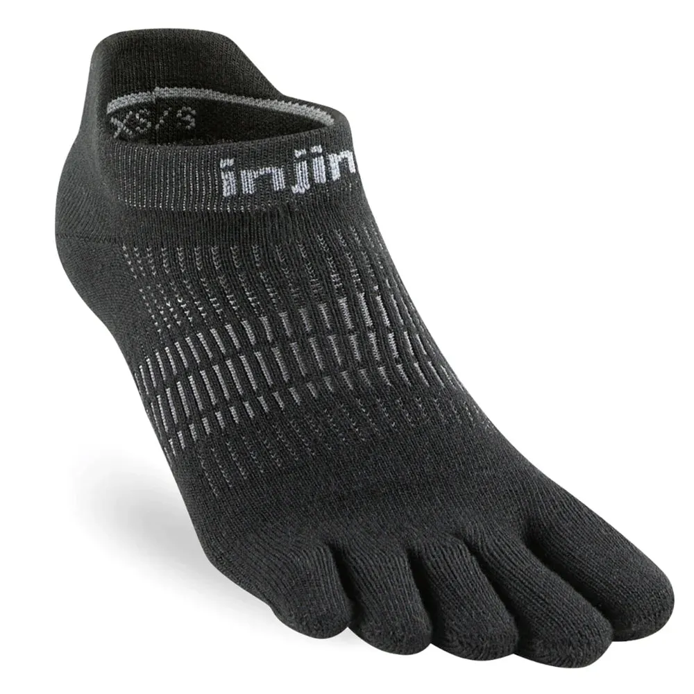 Performance RUN Ultra Thin Cushioning No Show Toe Socks