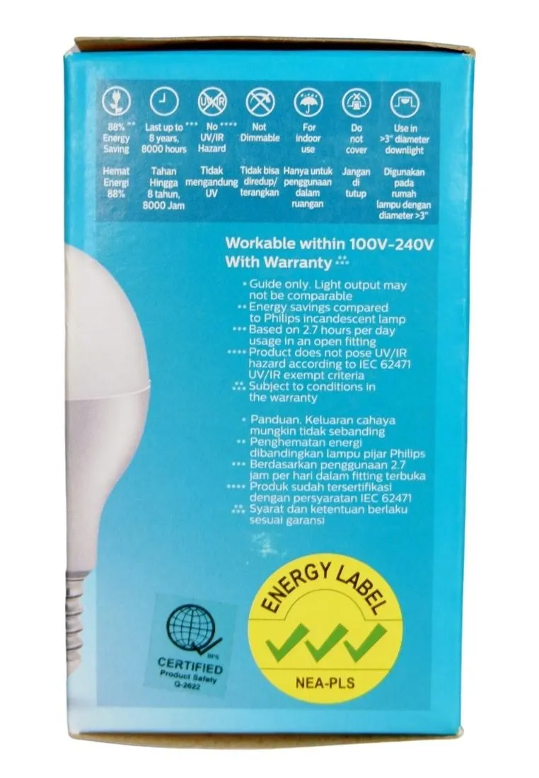 Philips Essential Led Bulb 11 Watts Warm White