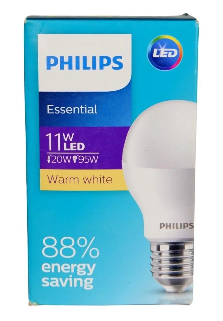 Philips Essential Led Bulb 11 Watts Warm White