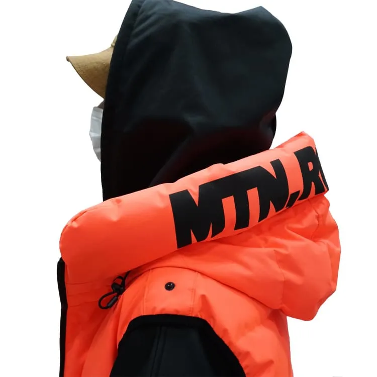 PLANB PROJECT Down Vest Jacket (Japanese Brand) Burning Orange [Unisex]