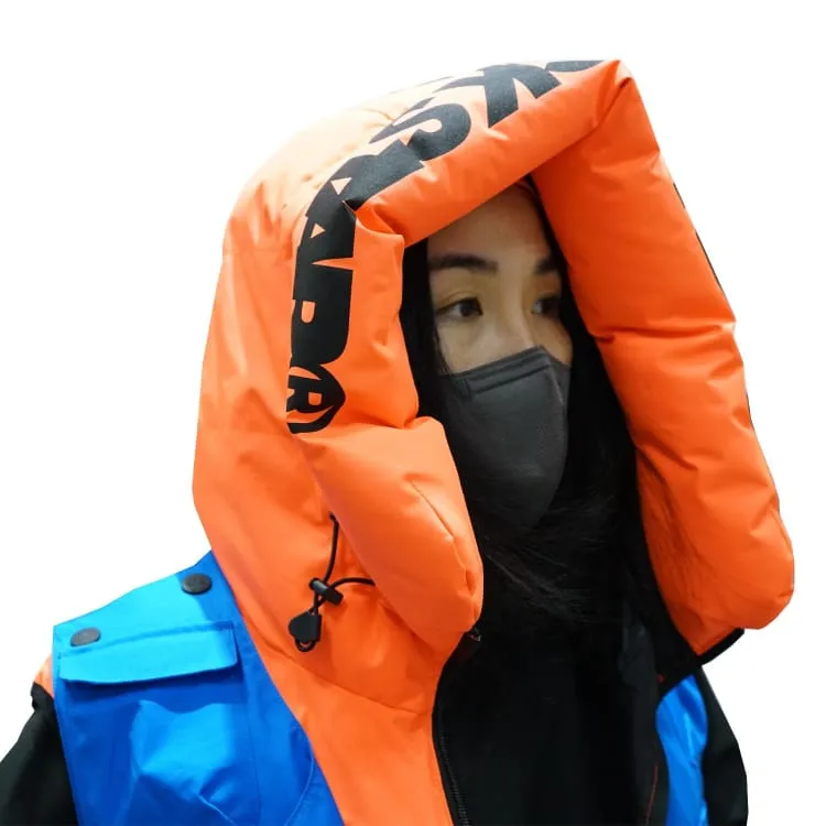 PLANB PROJECT Down Vest Jacket (Japanese Brand) Burning Orange [Unisex]