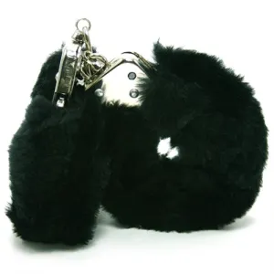 Plush Love Cuffs - Black