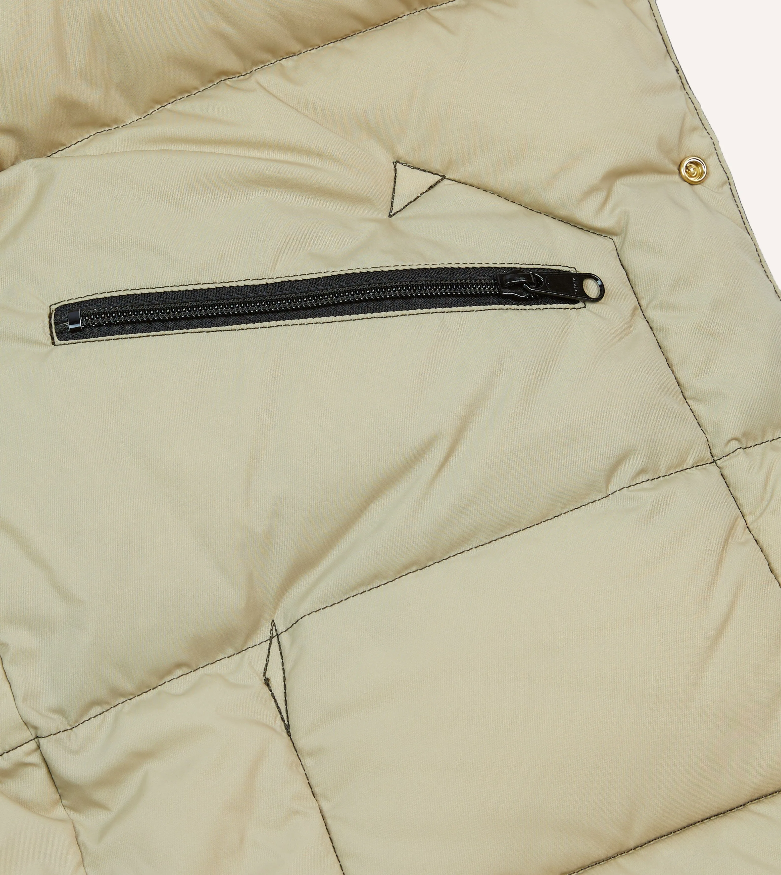 Rocky Mountain Featherbed for Drake's Olive Waxed Cotton Christy Down Jacket