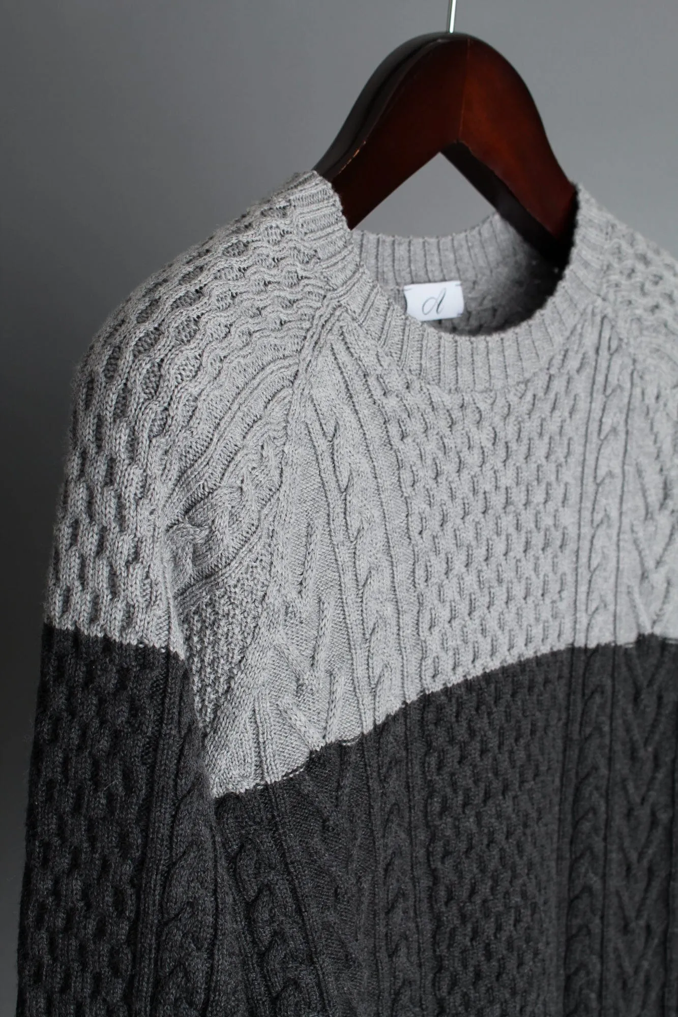 Rodman Color-Blocked Fisherman Sweater